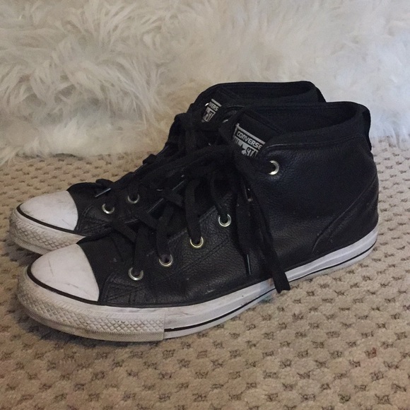 leather converse size 11
